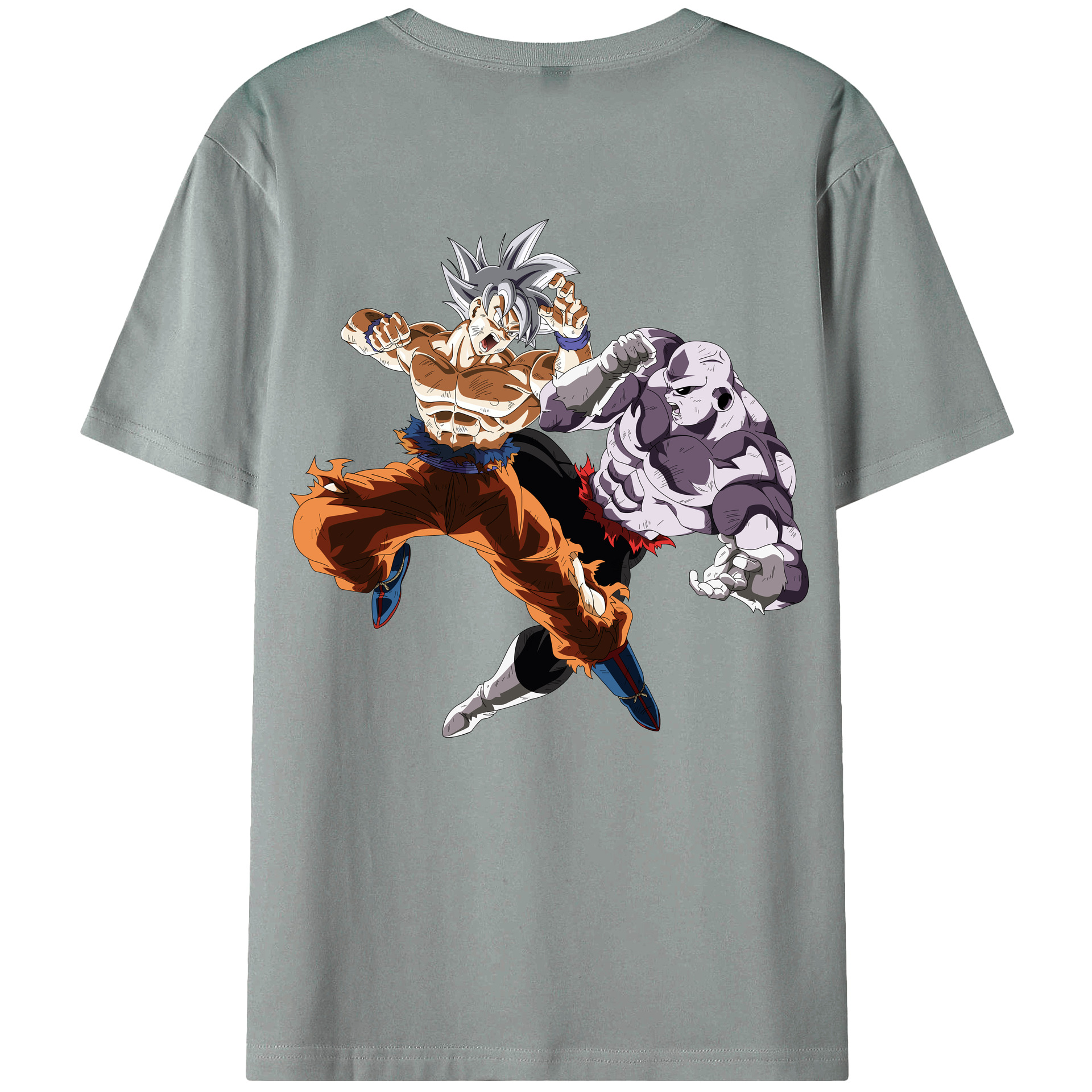 （画像用） ドラゴンボール 孫悟空（そん ごくう）Son Goku カカロット DRAGON BALL Kakarotto 綿100％ メンズ半袖Tシャツ（バックプリント） 通気性
